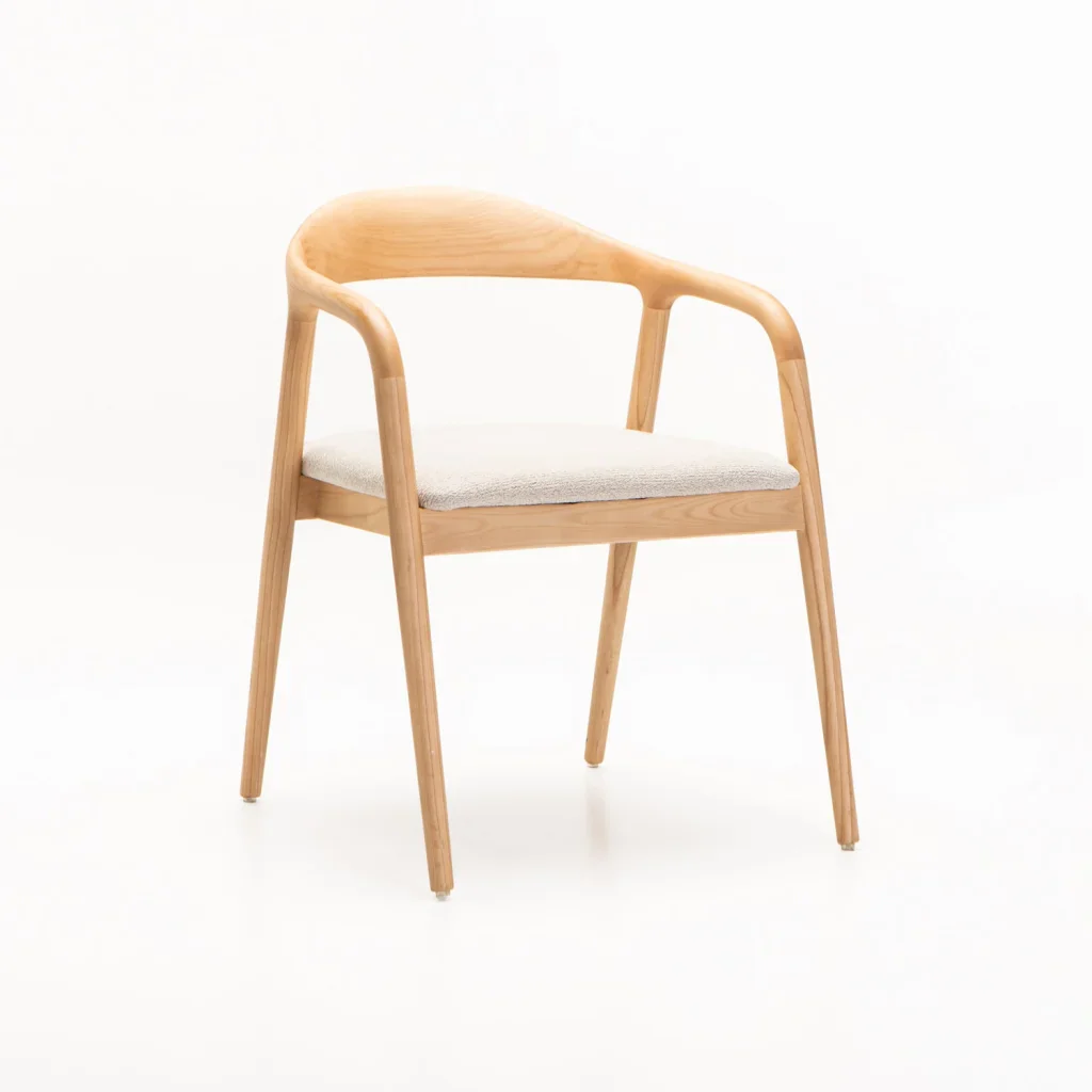 ALINA WOODEN DINING CHAIR - Image 2