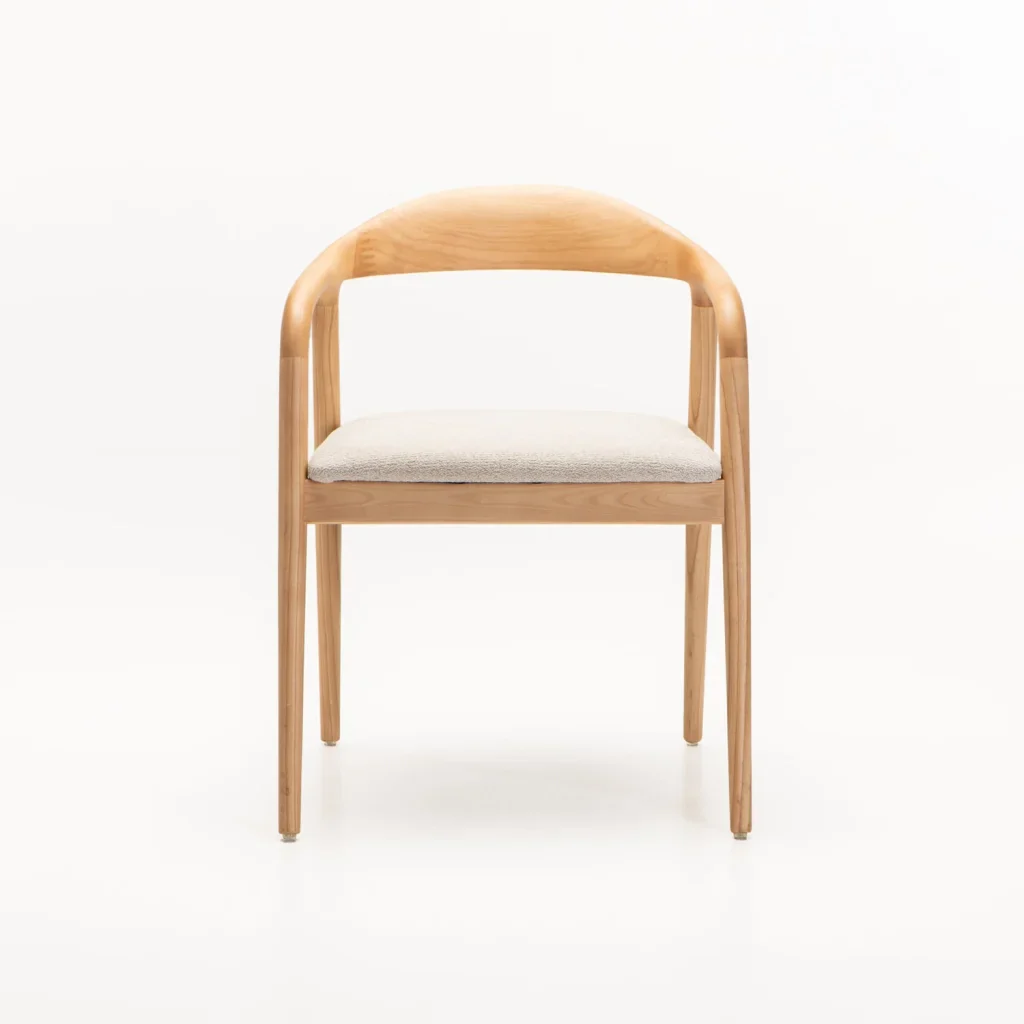 ALINA WOODEN DINING CHAIR - Image 3