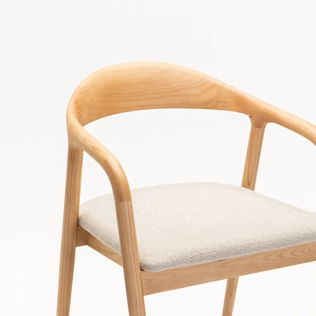 ALINA WOODEN DINING CHAIR - Image 6