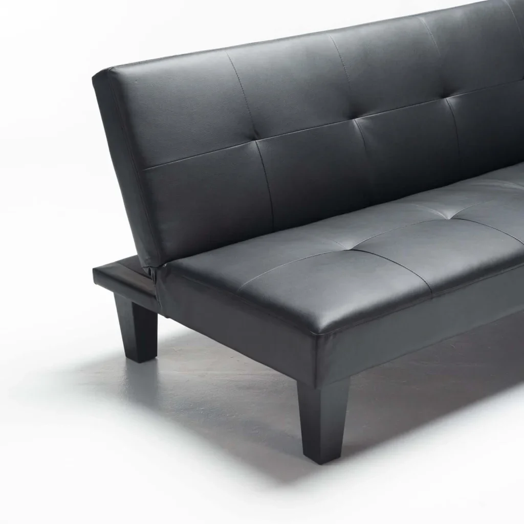 ALLAN LEATHER TOUCH SLEEPER COUCH - Image 6