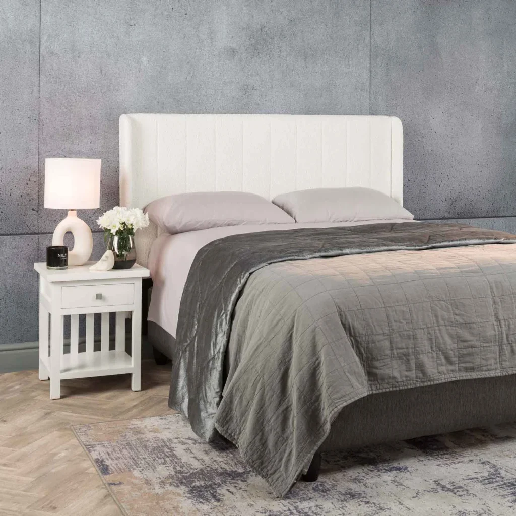 ALMA BOUCLE FABRIC HEADBOARD - Image 2