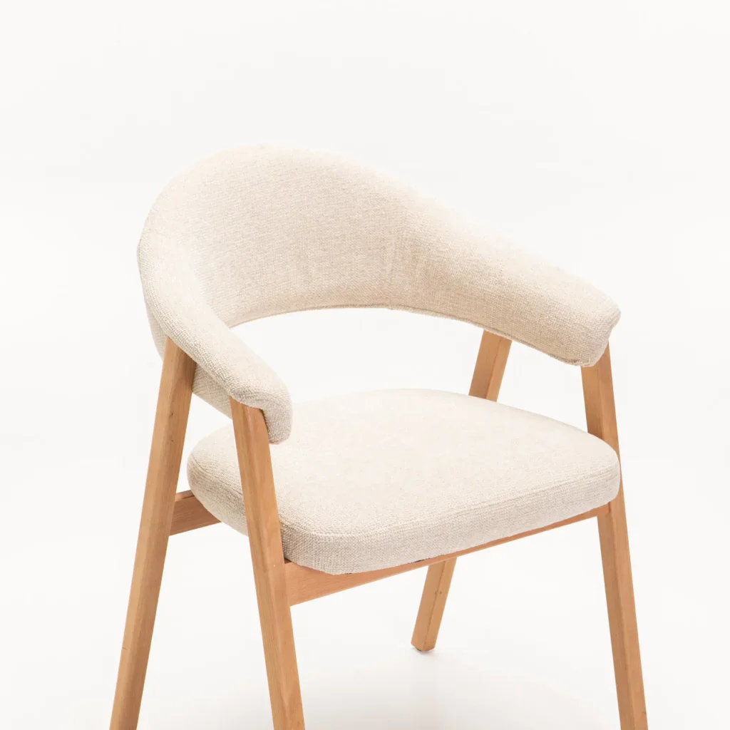 ALORA WOODEN DINING CHAIR - NATURAL LEG - Image 5