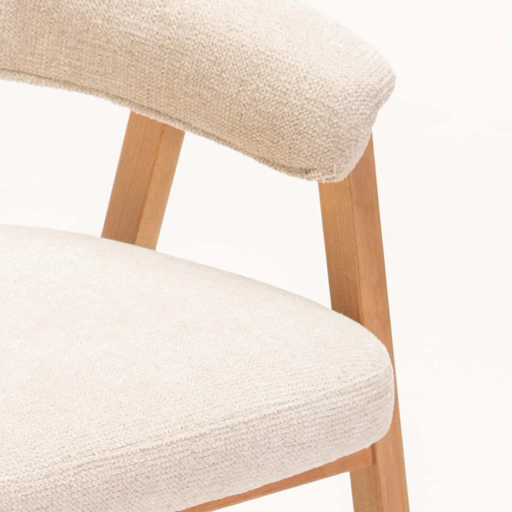 ALORA WOODEN DINING CHAIR - NATURAL LEG - Image 6