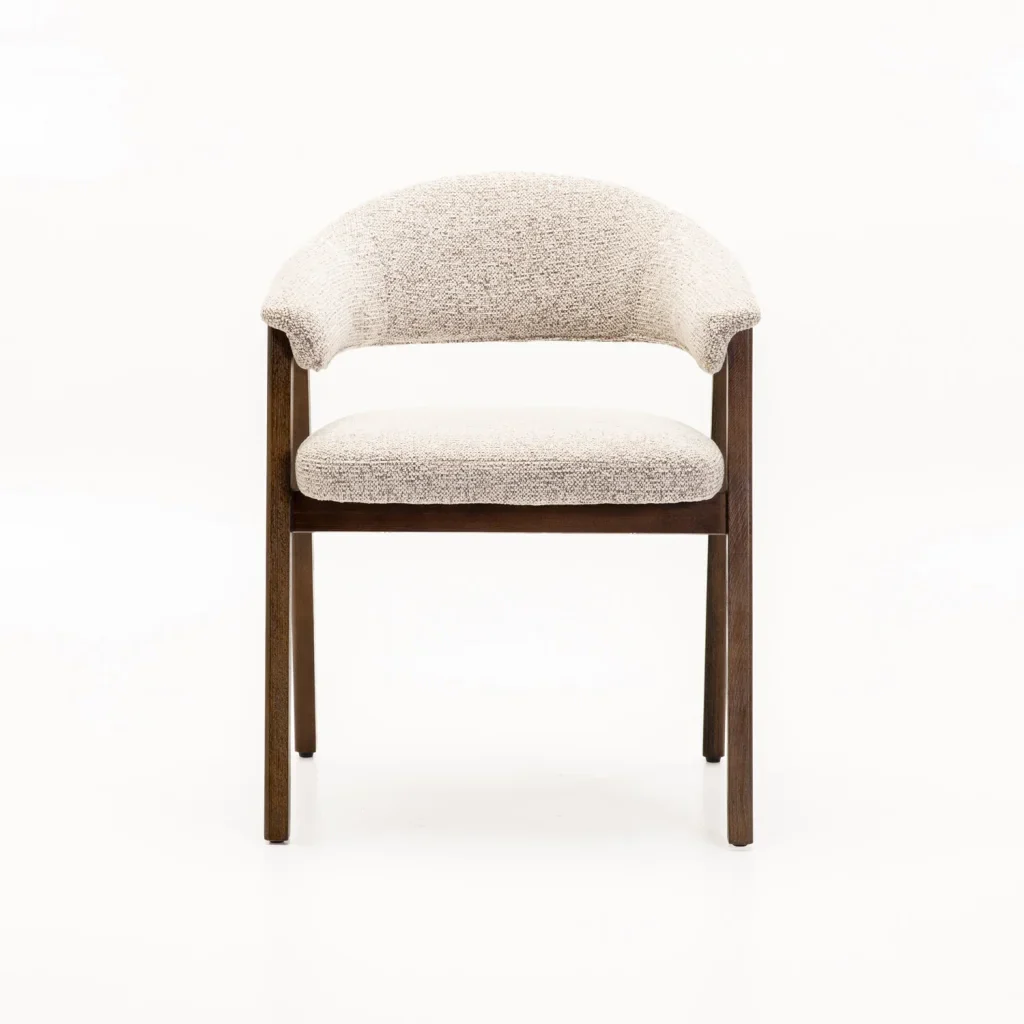 ALORA WOODEN LEG DINING CHAIR - WALNUT LEG - Image 2