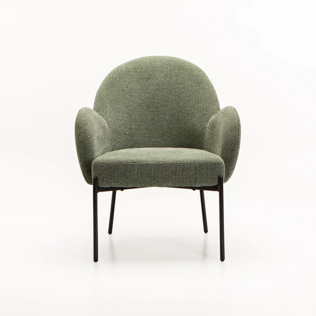 AMELIA TEXTURED FABRIC CHAIR - Image 2