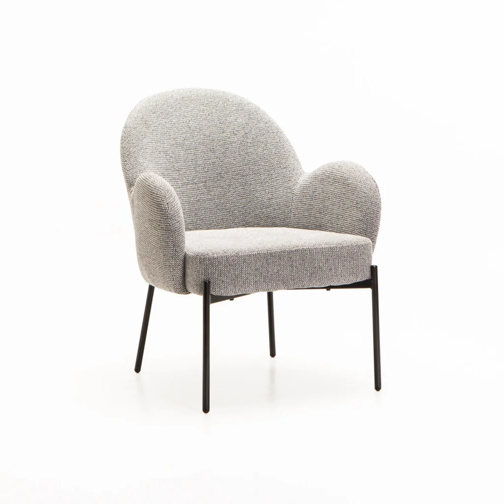 AMELIA TEXTURED FABRIC CHAIR - Image 7