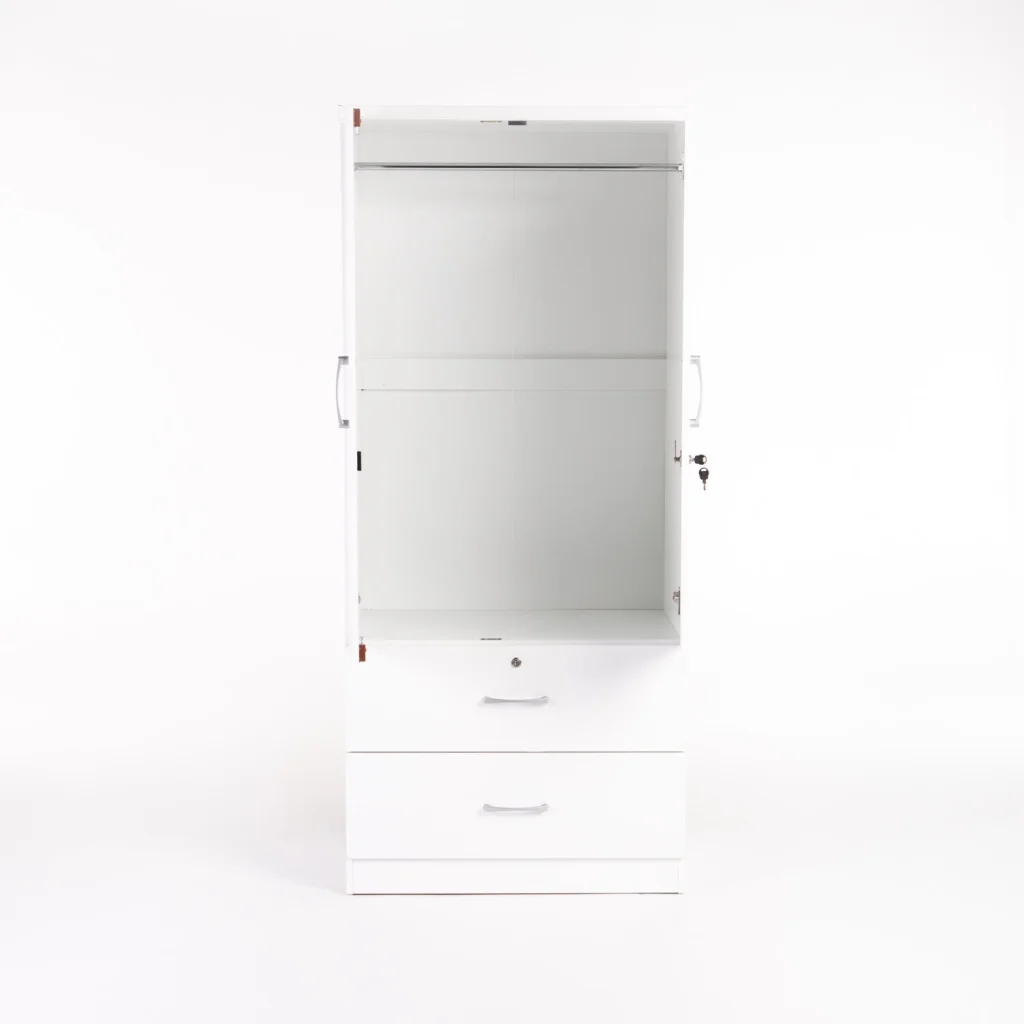 TITAN 2 DOOR 2 DRAWER ROBE - Image 8