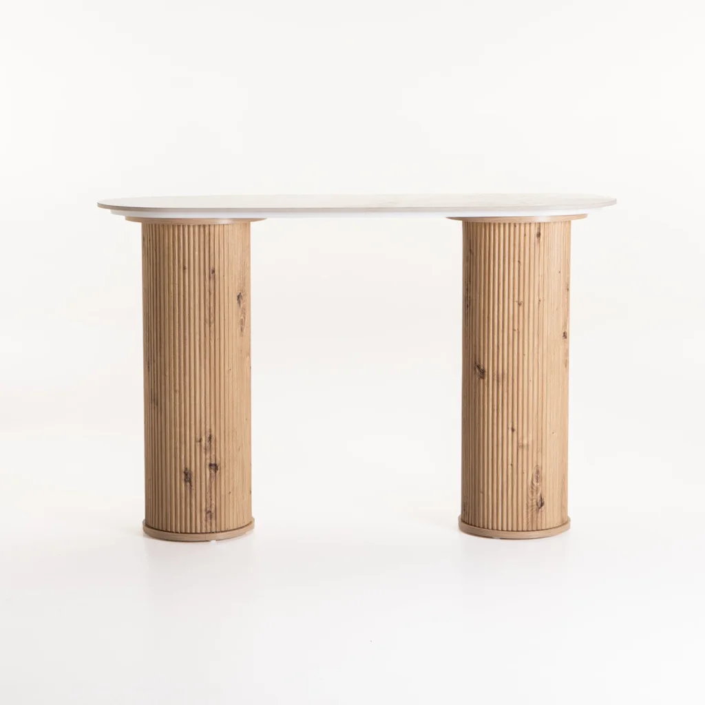 BELLE 120cm STONE TOP CONSOLE - Image 2
