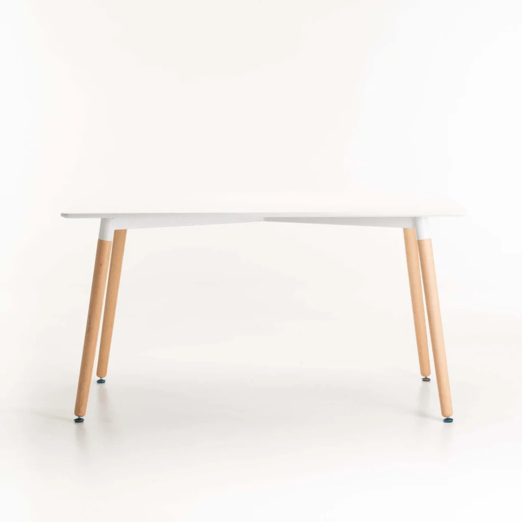 BETTY WOODEN LEG DINING TABLE - Image 2