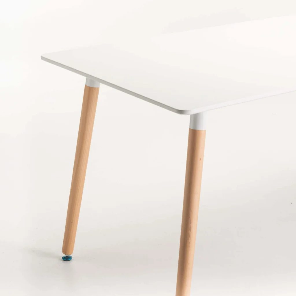 BETTY WOODEN LEG DINING TABLE - Image 4