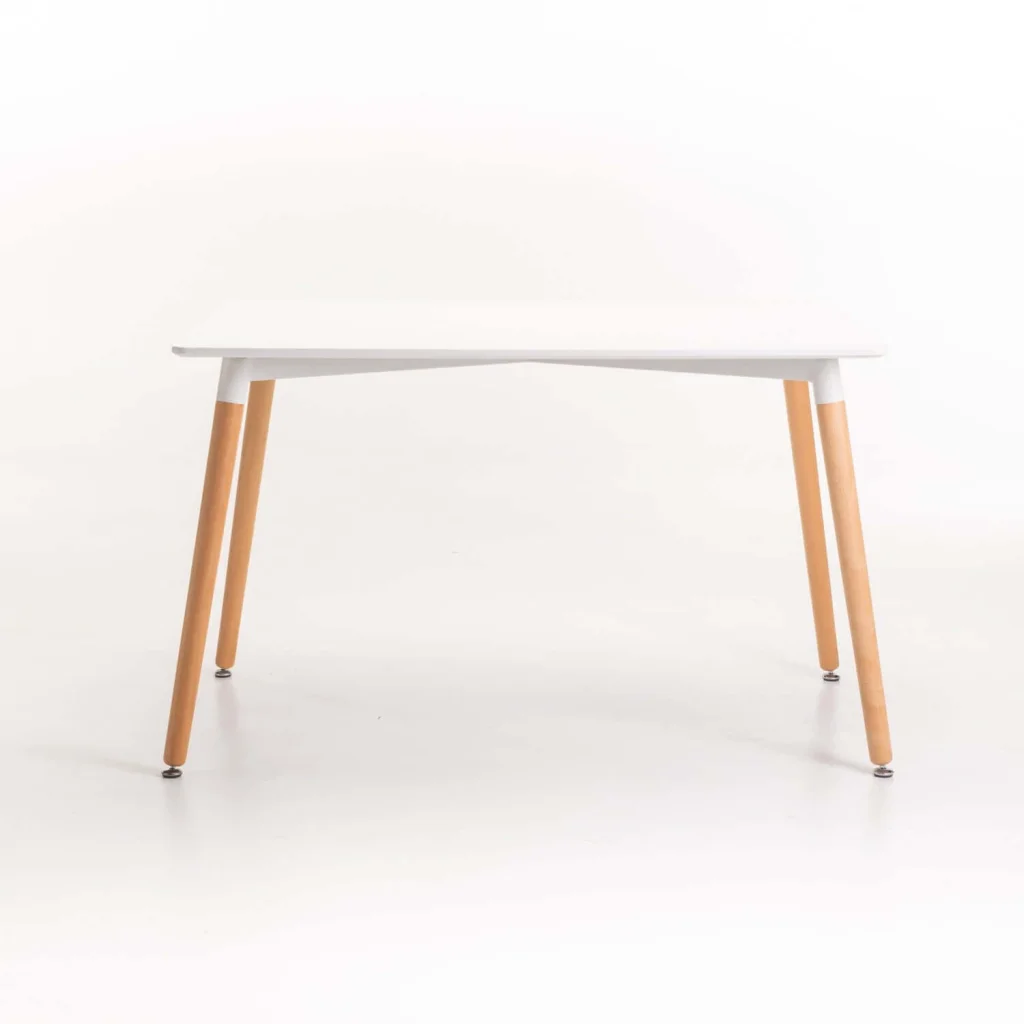 BETTY WOODEN LEG DINING TABLE - Image 6