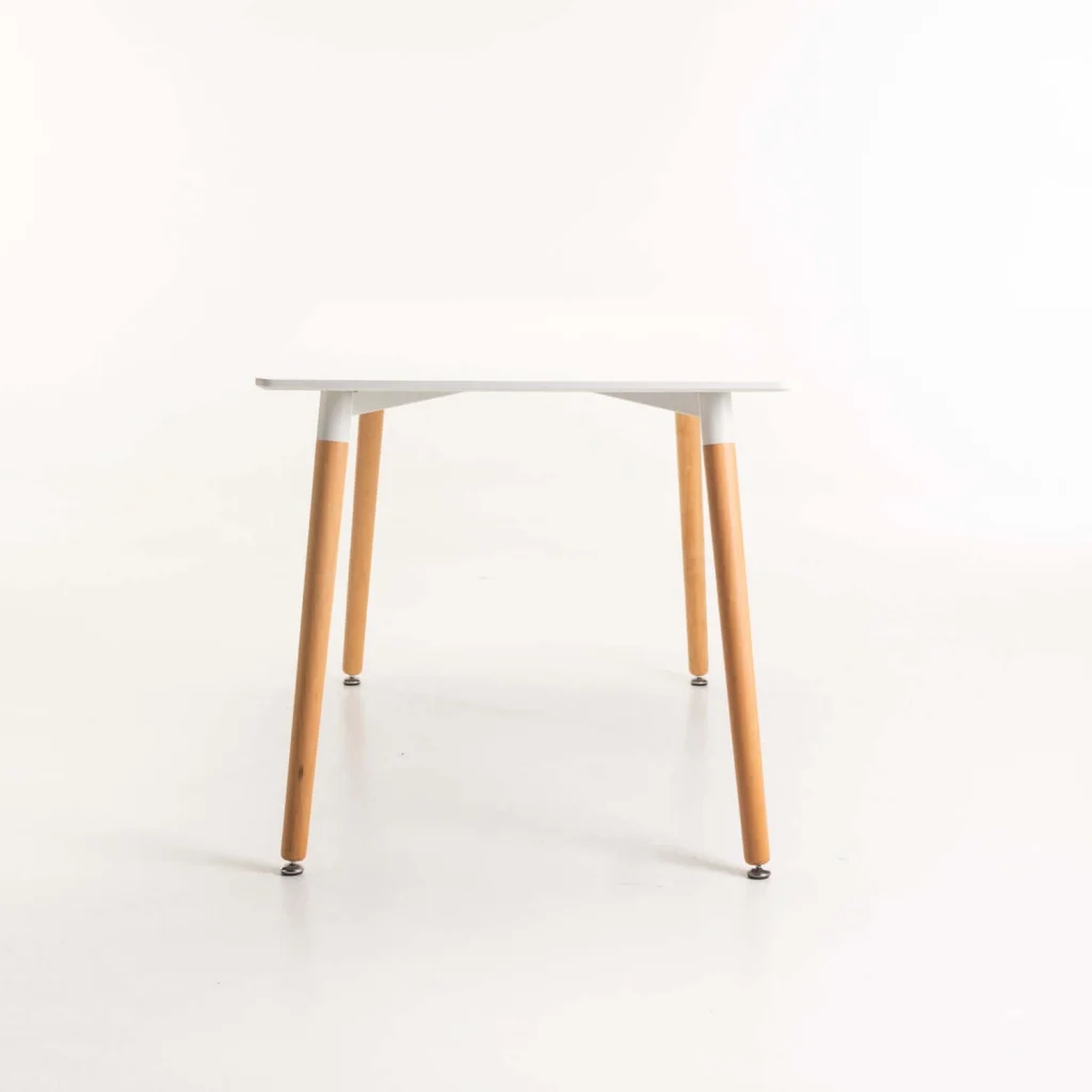 BETTY WOODEN LEG DINING TABLE - Image 7