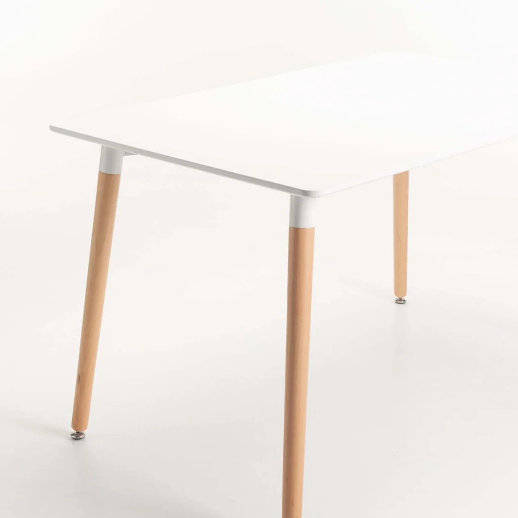 BETTY WOODEN LEG DINING TABLE - Image 8