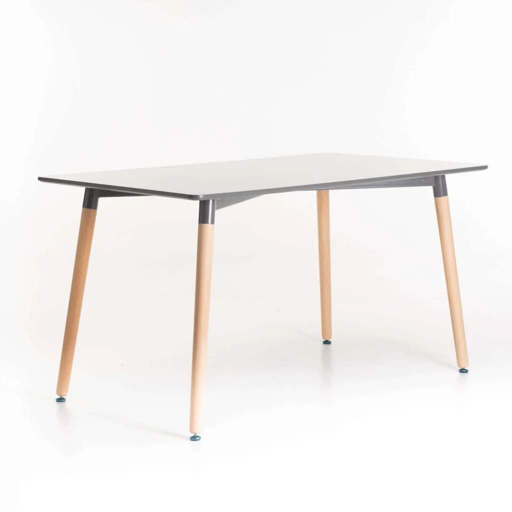 BETTY WOODEN LEG DINING TABLE - Image 9