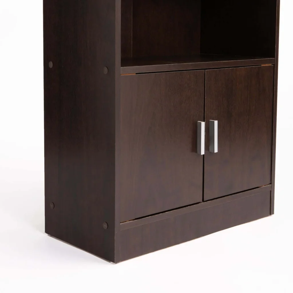 CYRUS 2 DOOR 3 SHELF BOOKCASE - Image 3