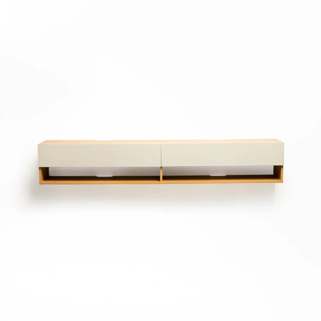 BRON 2 DRAWER FLOATING TV UNIT - Image 3