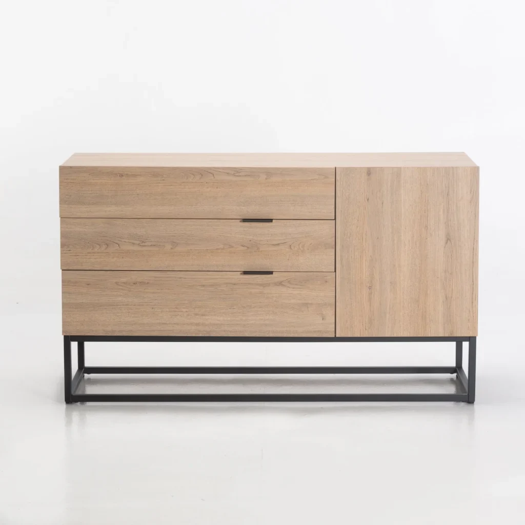 LODI 3 DRAWER 1 DOOR SIDEBOARD - Image 3