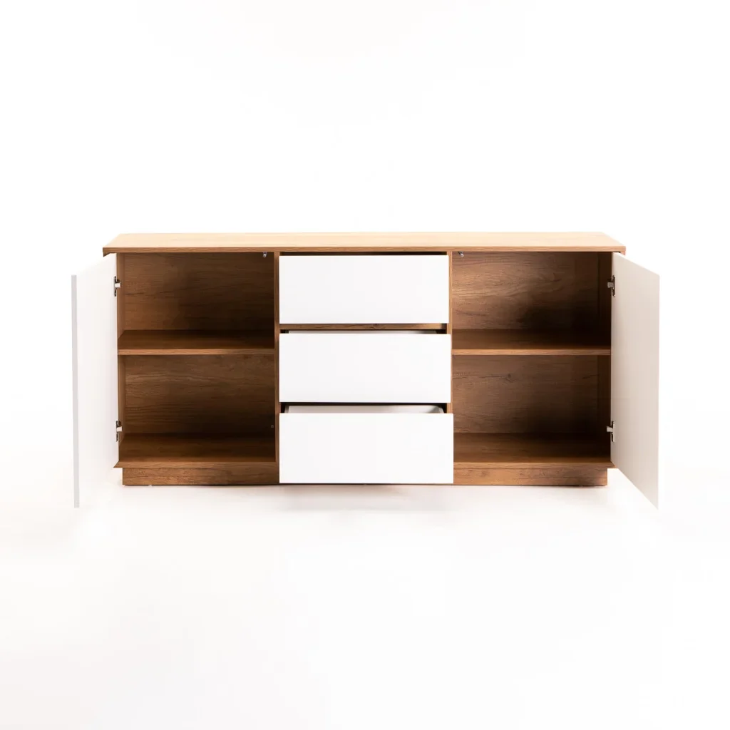 CENTO 2 DOOR 3 DRAWER SIDEBOARD - Image 10