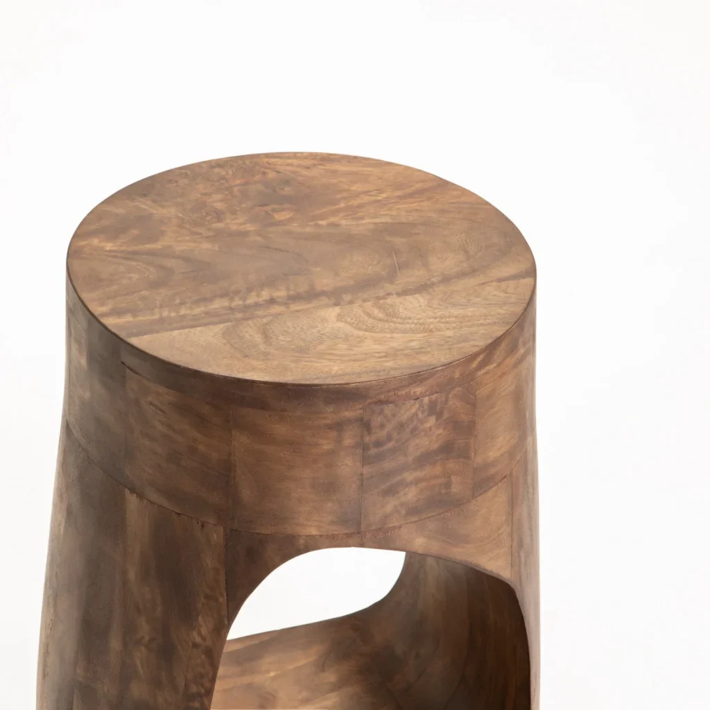 CHAI SOLID WOOD SIDE TABLE - Image 2