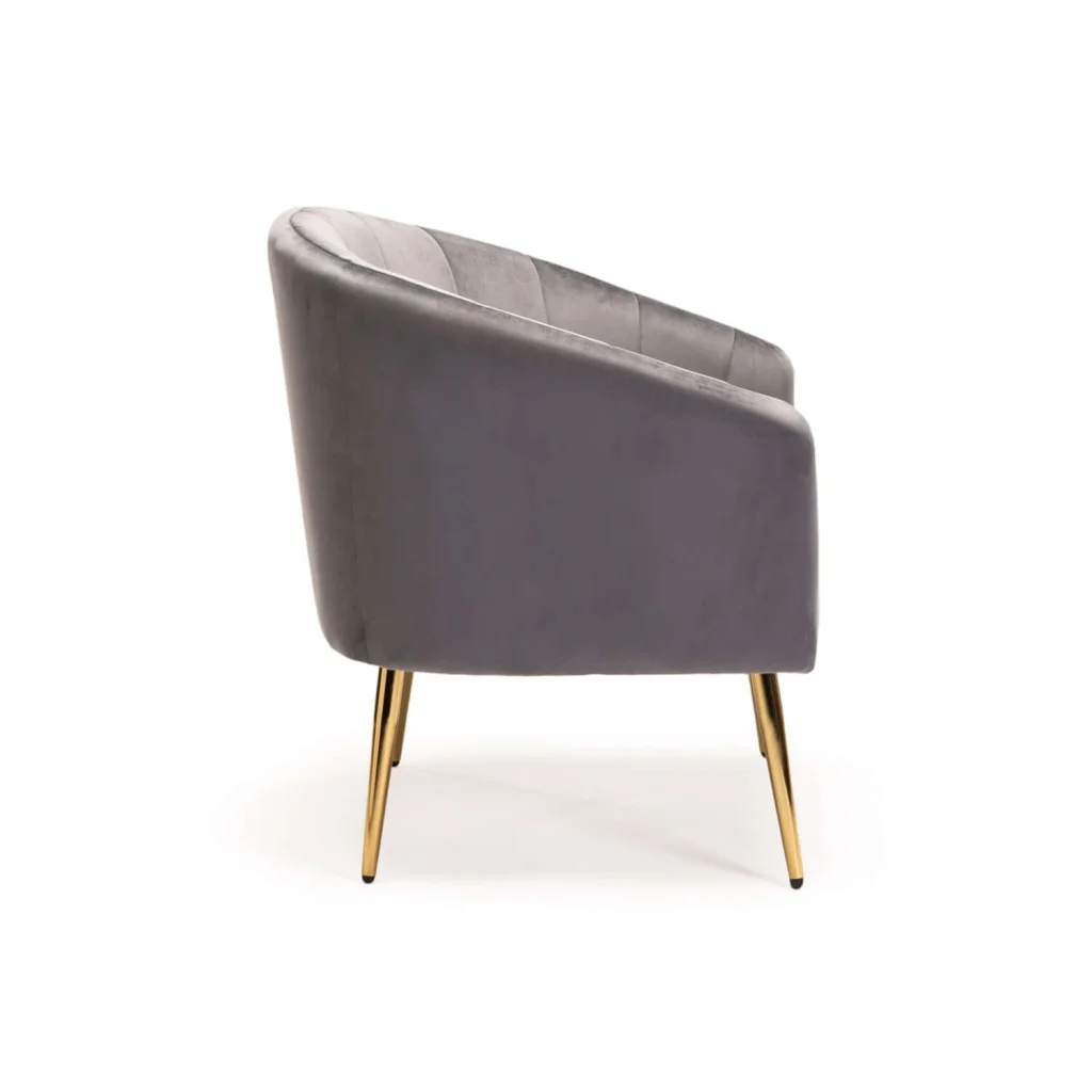 COLT VELVET CHAIR - GOLD LEG - Image 10