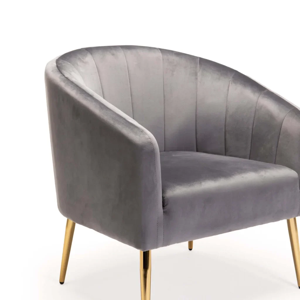 COLT VELVET CHAIR - GOLD LEG - Image 12