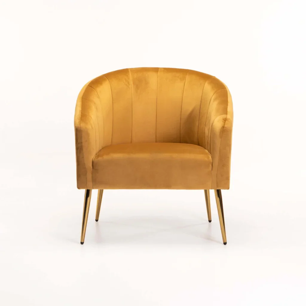 COLT VELVET CHAIR - GOLD LEG - Image 15
