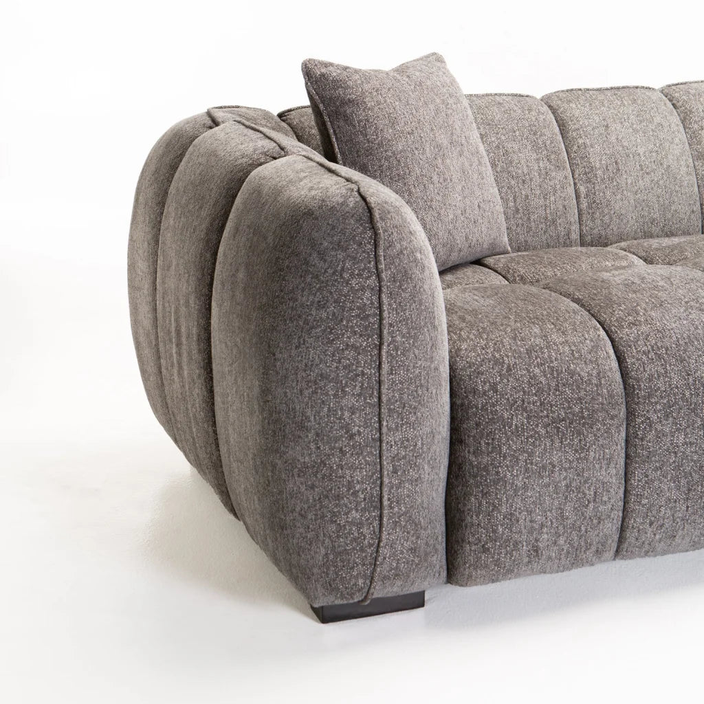 CHLOE FABRIC 2 SEATER COUCH - Image 12