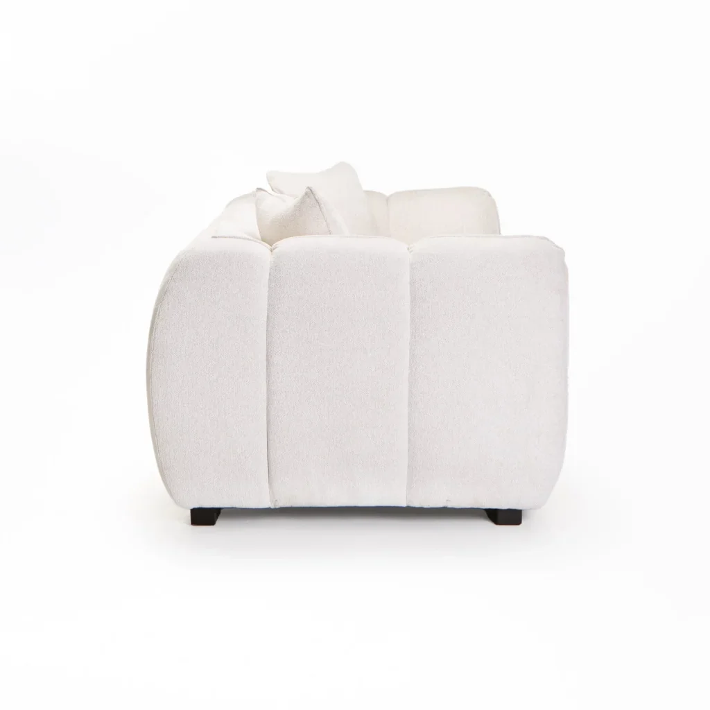 CHLOE FABRIC 3 SEATER COUCH - Image 10