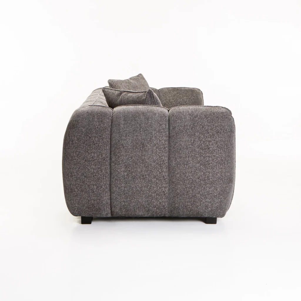 CHLOE FABRIC 3 SEATER COUCH - Image 4