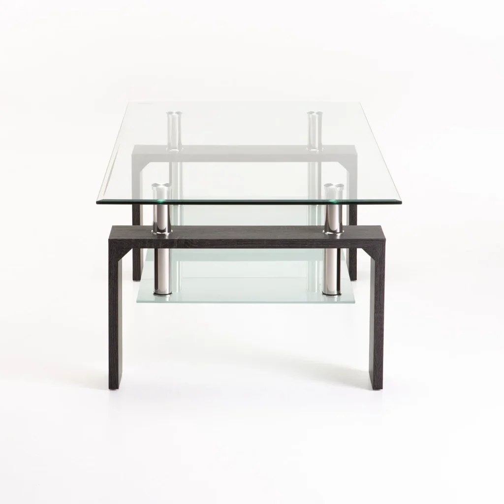 LALA 110x60cm GLASS COFFEE TABLE - Image 11