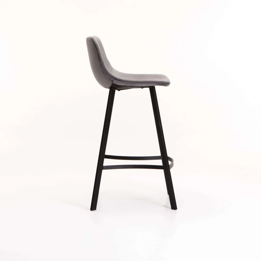 CREW VELVET KITCHEN STOOL - Image 3