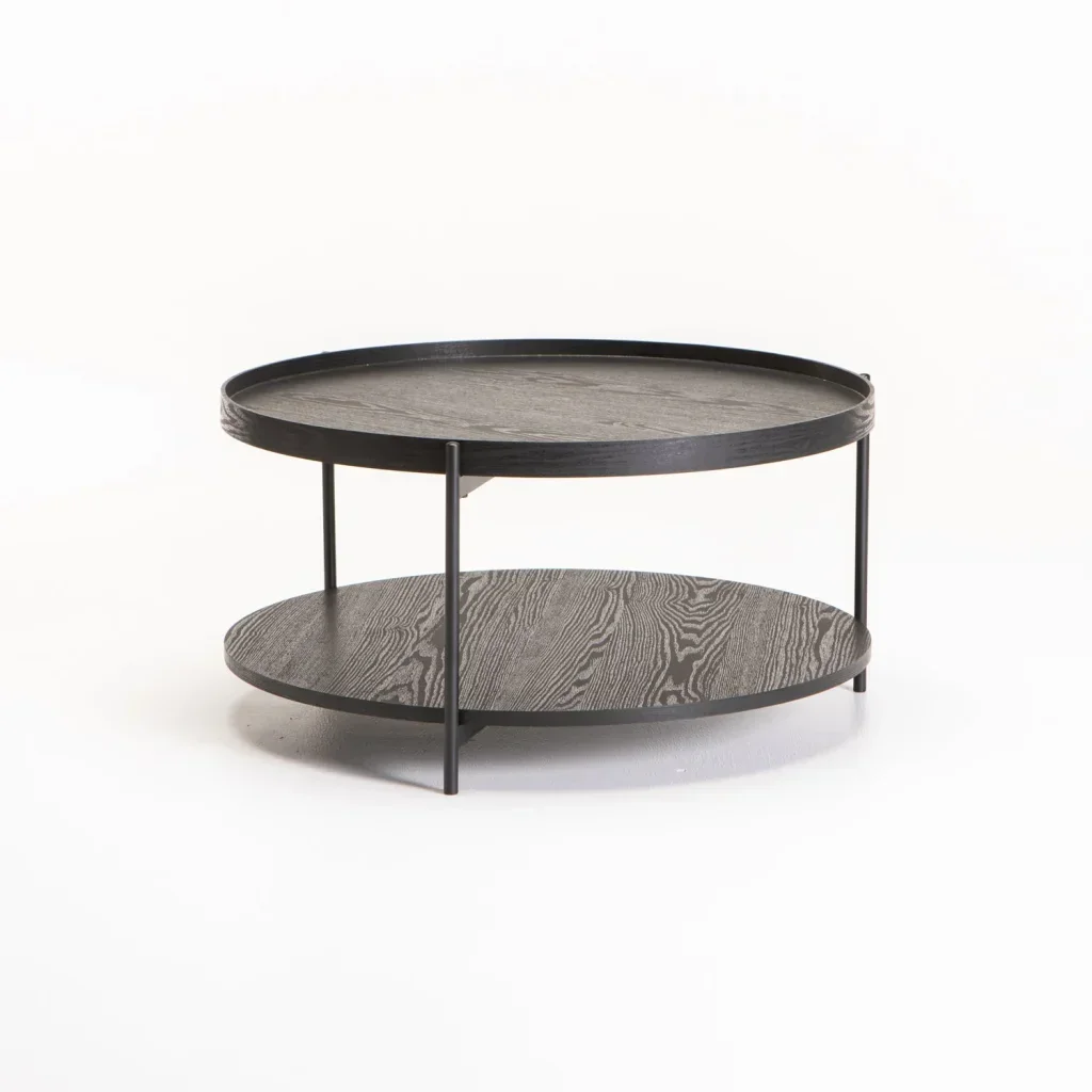 DAISY SIDE TABLE & COFFEE TABLE COMBO - Black - Image 3