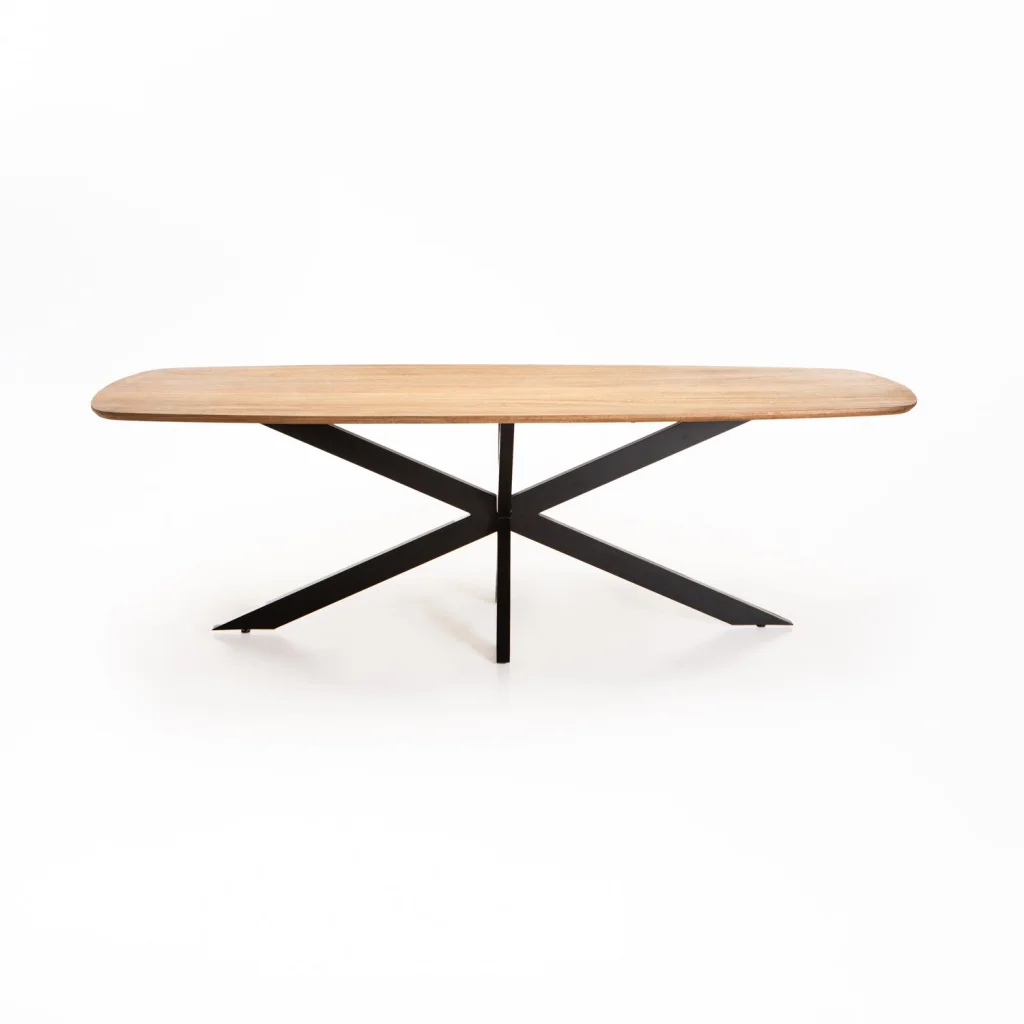 DAL DANISH OVAL SOLID WOOD DINING TABLE - Image 15