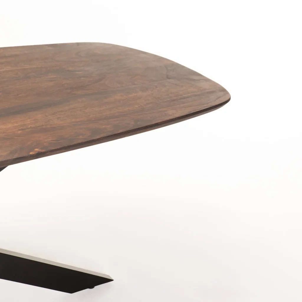 DAL DANISH OVAL SOLID WOOD DINING TABLE - Image 4