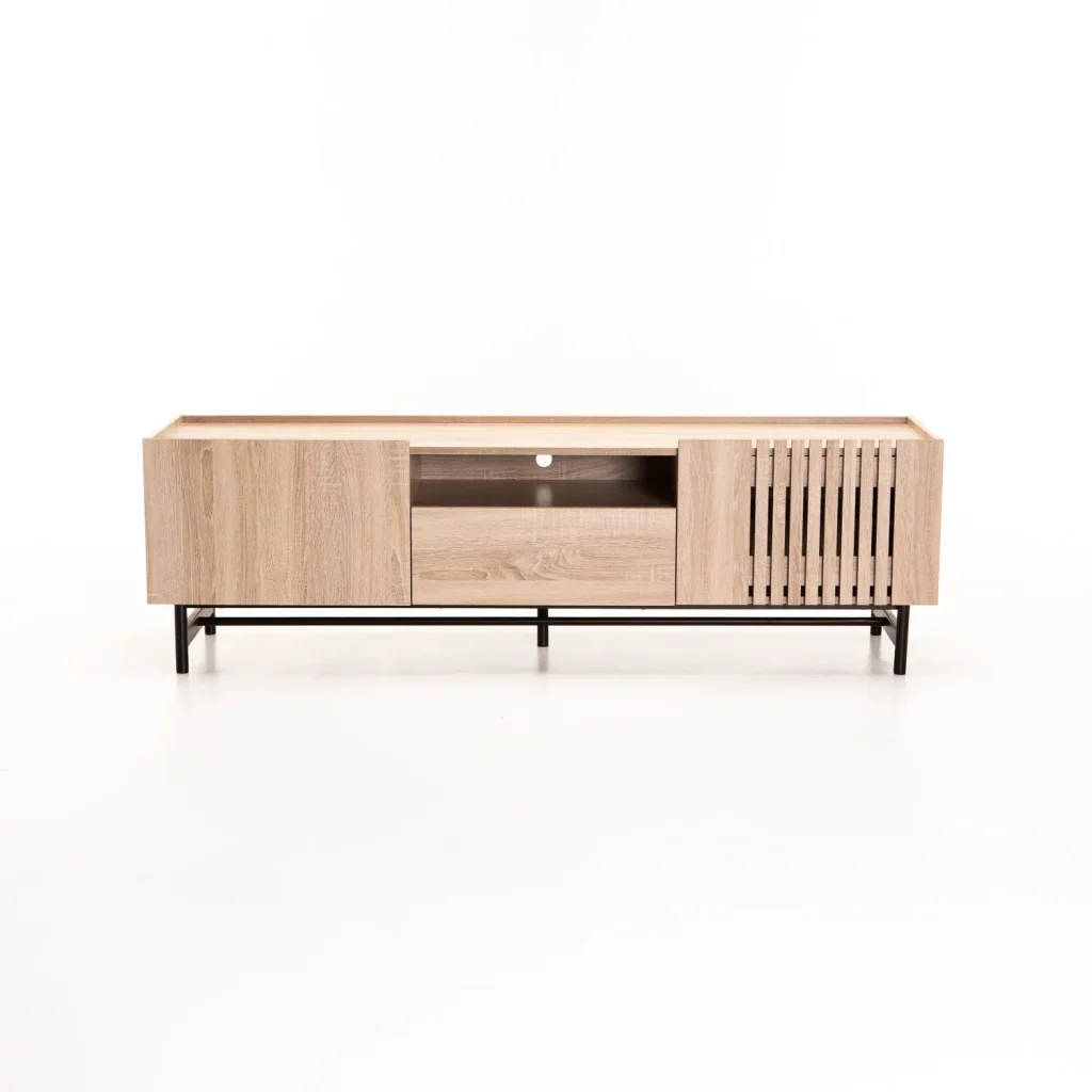 DELLA 160cm 2 DOOR 1 DRAWER TV UNIT - Image 5