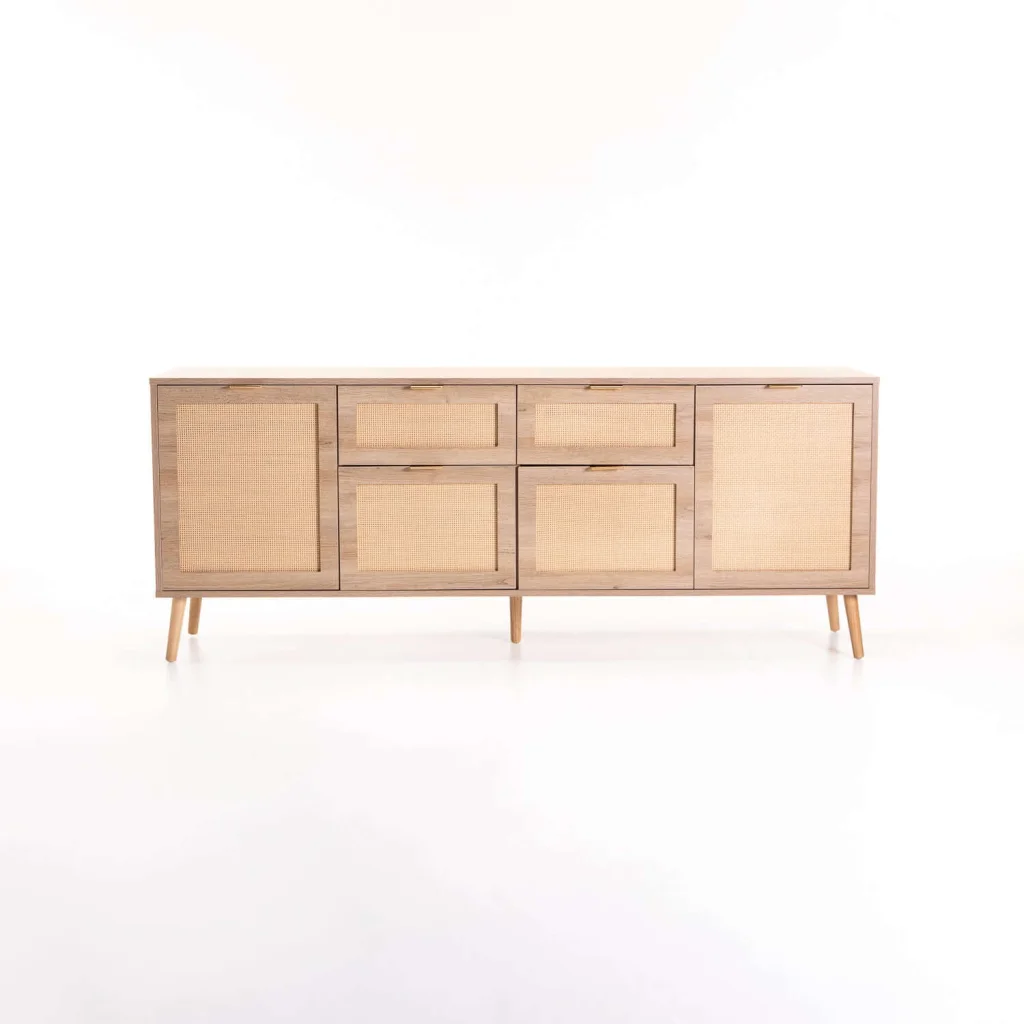 DEWI 4 DOOR 2 DRAWER SIDEBOARD - Image 2