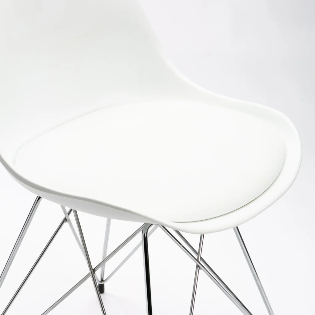 ELIA CHROME LEG DINING CHAIR - Image 5
