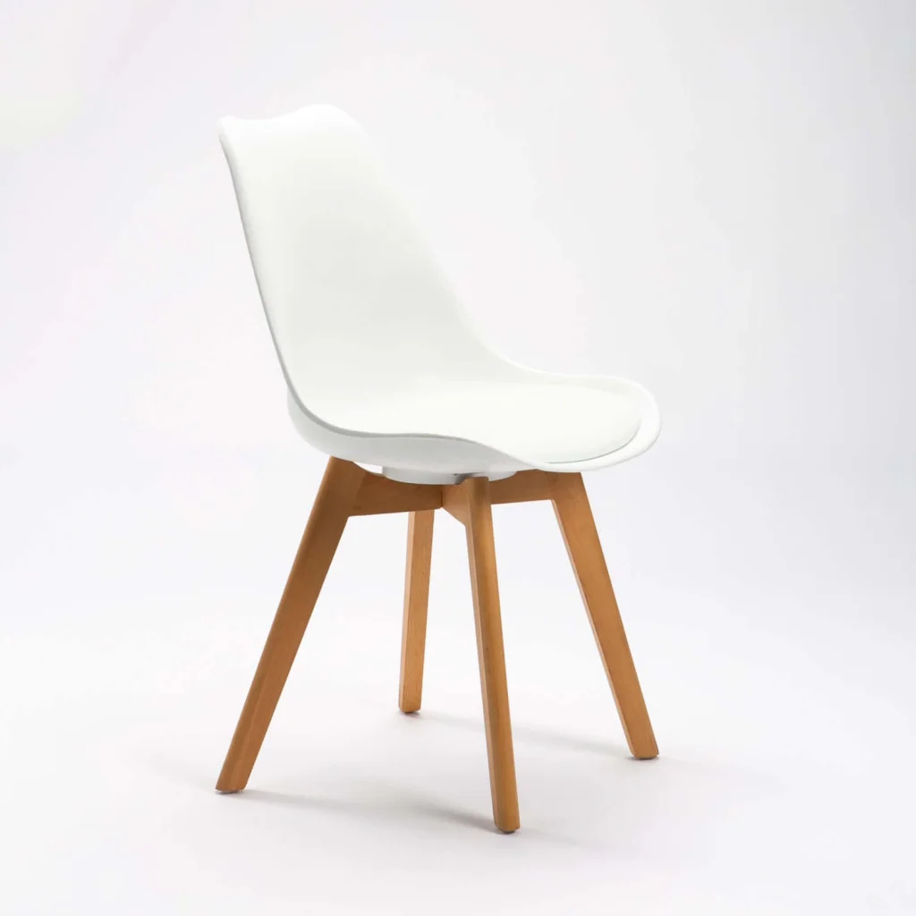 ELIA WOODEN LEG DINING CHAIR - Image 11