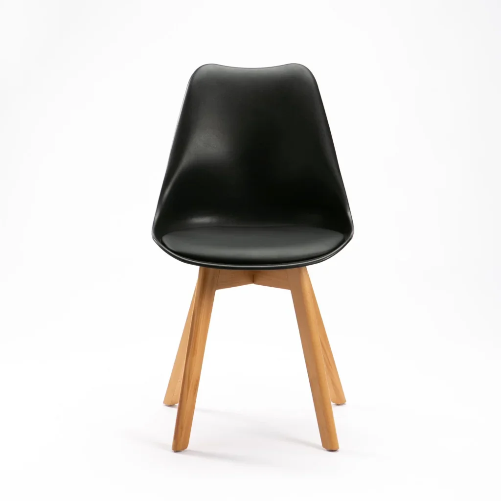 ELIA WOODEN LEG DINING CHAIR - Image 2