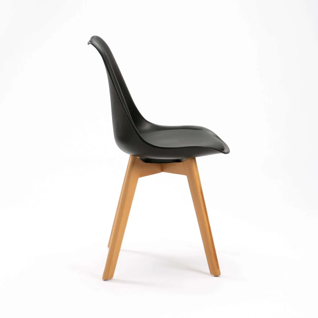 ELIA WOODEN LEG DINING CHAIR - Image 3