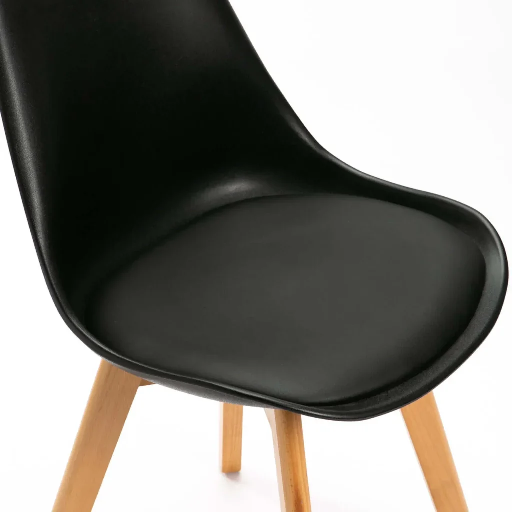 ELIA WOODEN LEG DINING CHAIR - Image 5