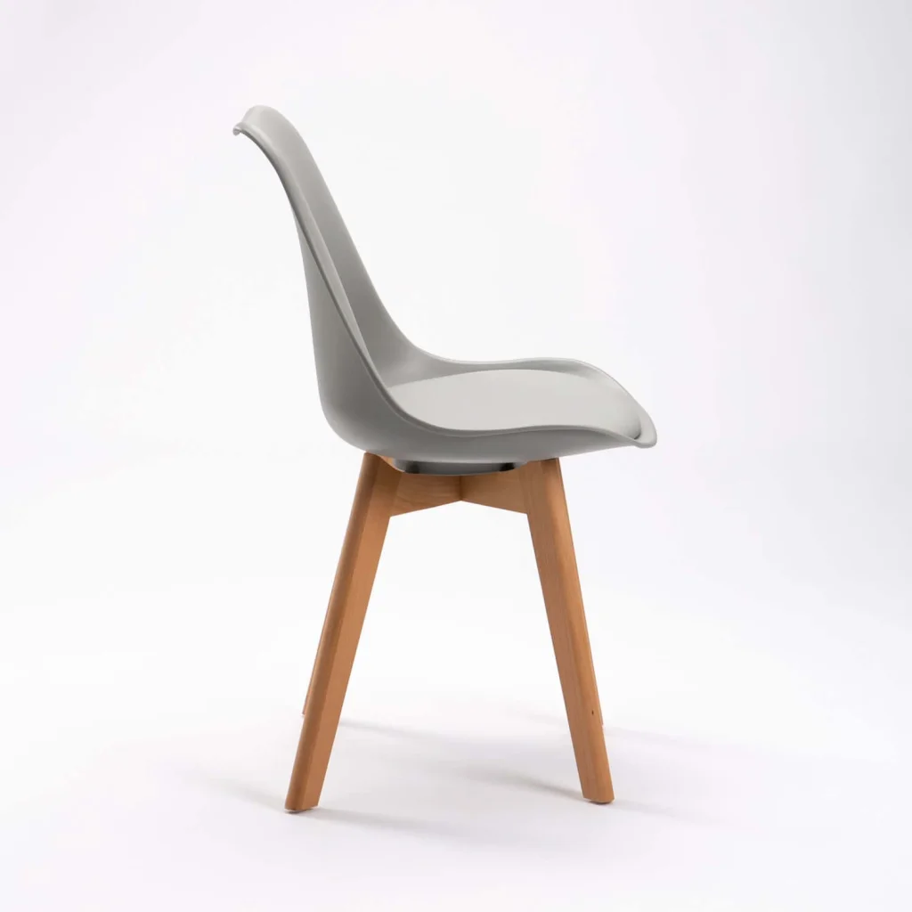 ELIA WOODEN LEG DINING CHAIR - Image 8