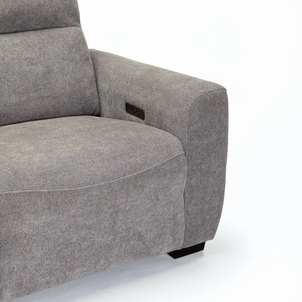 ENZO FABRIC ELECTRIC POWER 2 SEATER RECLINER - Image 8