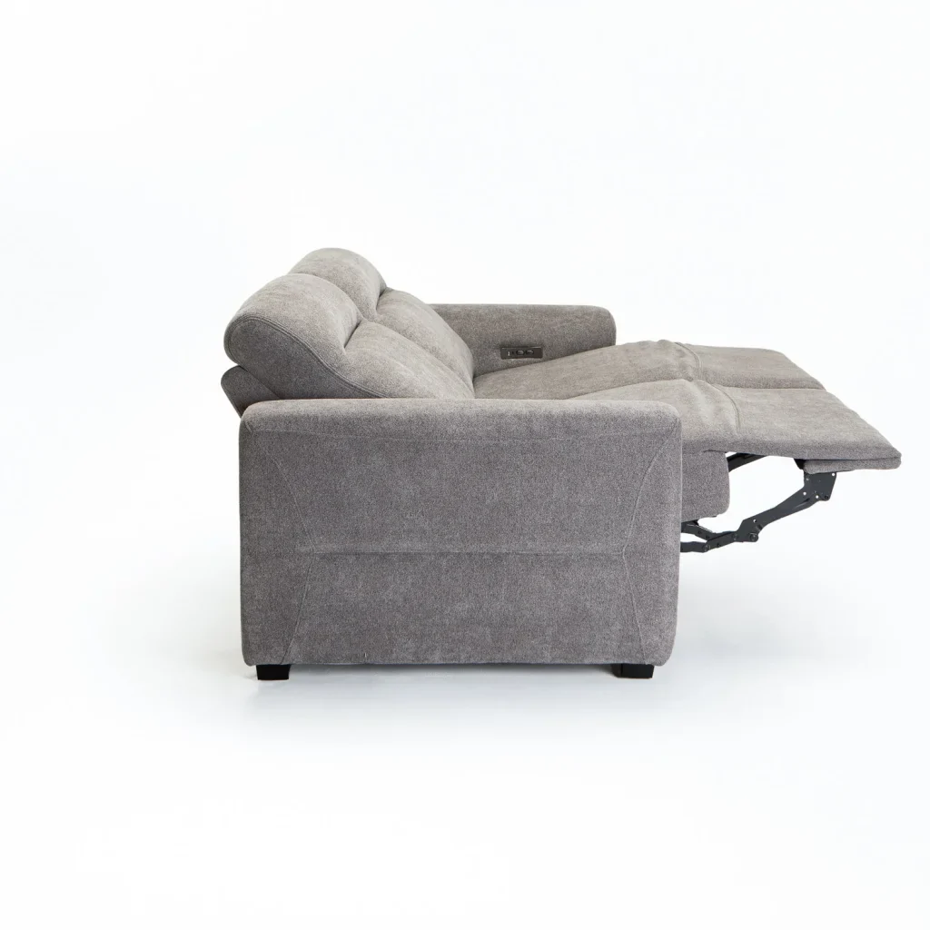 ENZO FABRIC ELECTRIC POWER 3 SEATER RECLINER - Image 7