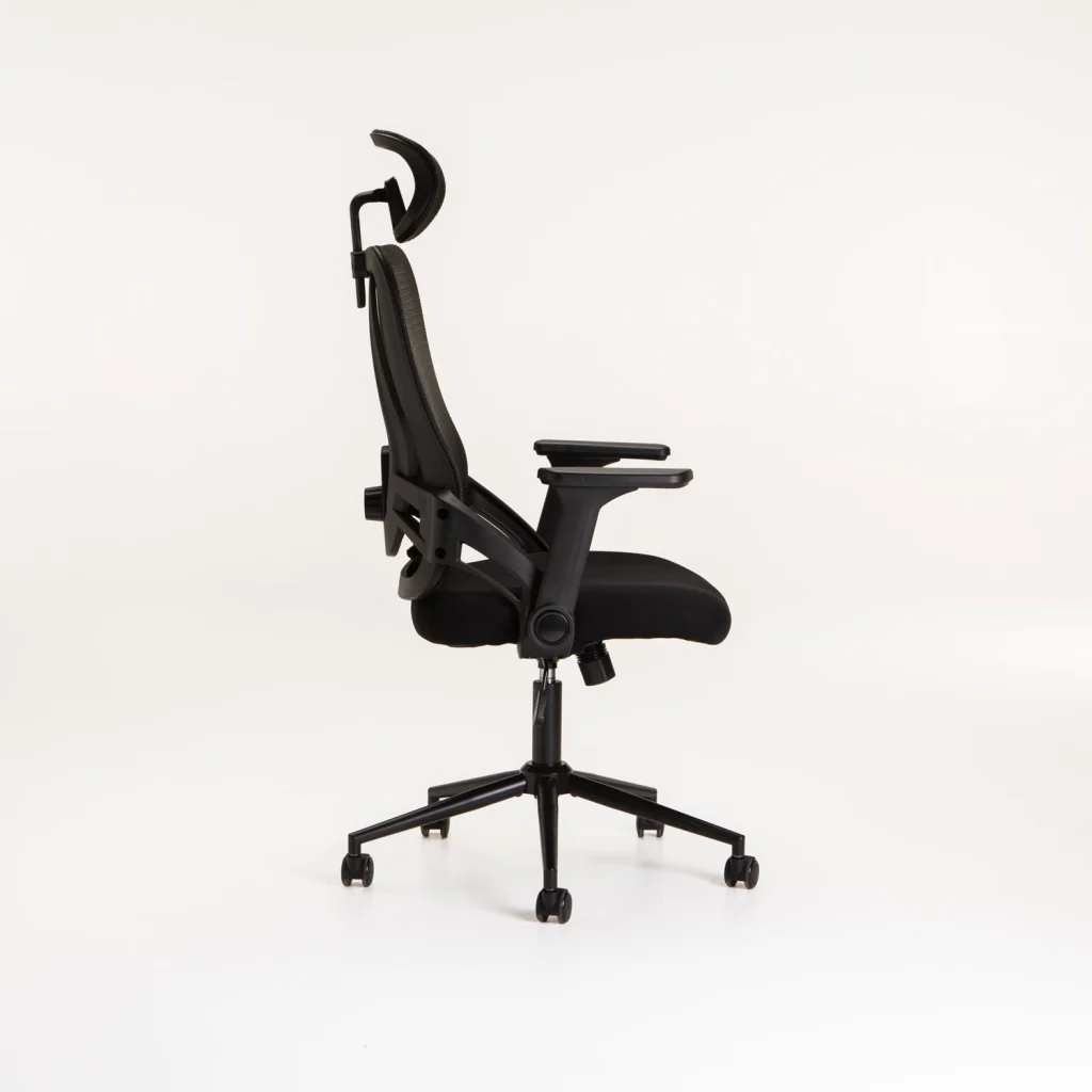 ERGONOMIC HIBACK DELUXE OFFICE CHAIR AH632-BLACK - Image 3