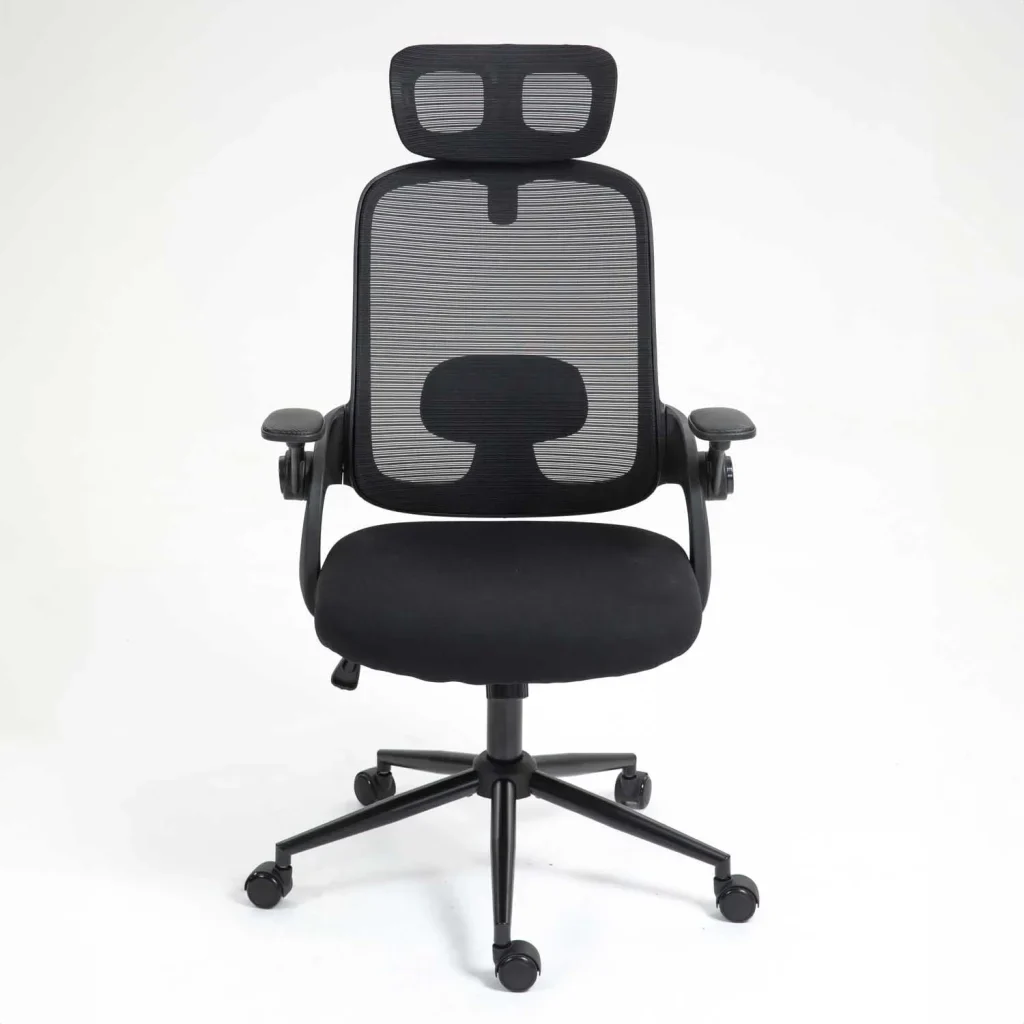 ERGONOMIC OFFICE CHAIR AH612 WITH HEADREST - Image 2