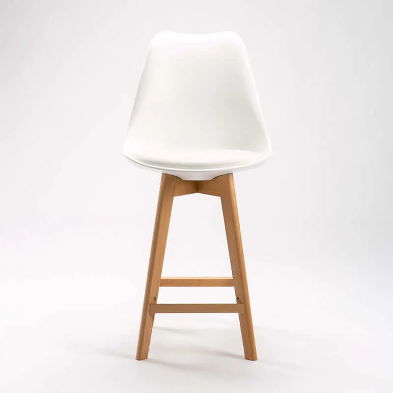 EVA WOODEN LEG KITCHEN STOOL - Image 2