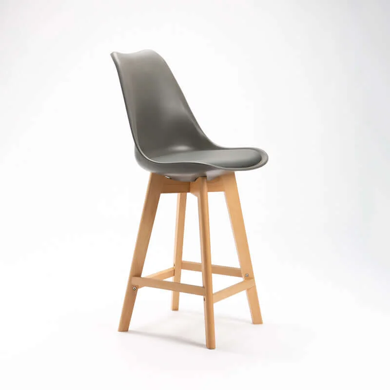 EVA WOODEN LEG KITCHEN STOOL - Image 6