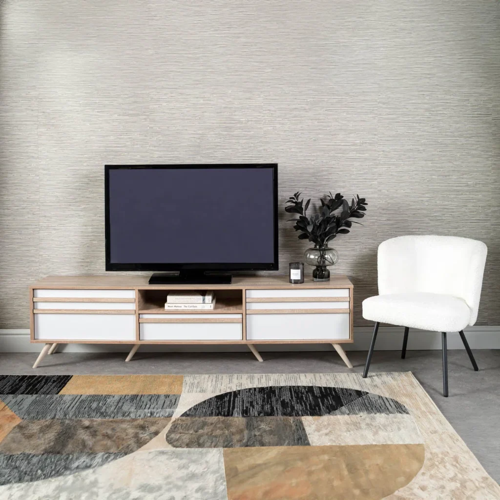 EVE 180cm 2 DOOR 1 DRAWER TV UNIT - Image 2