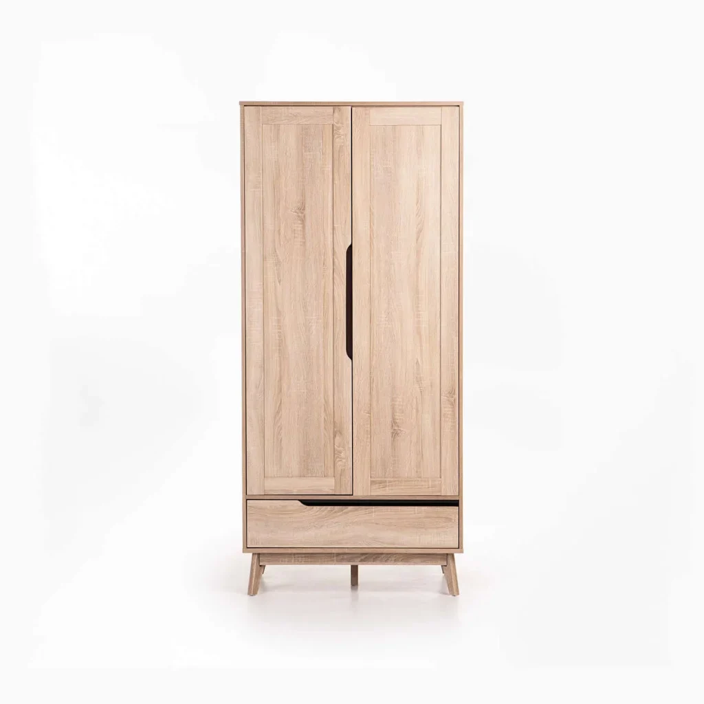 FIN DELUXE 2 DOOR 1 DRAWER ROBE - Image 2